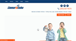 Desktop Screenshot of llamartocuba.com
